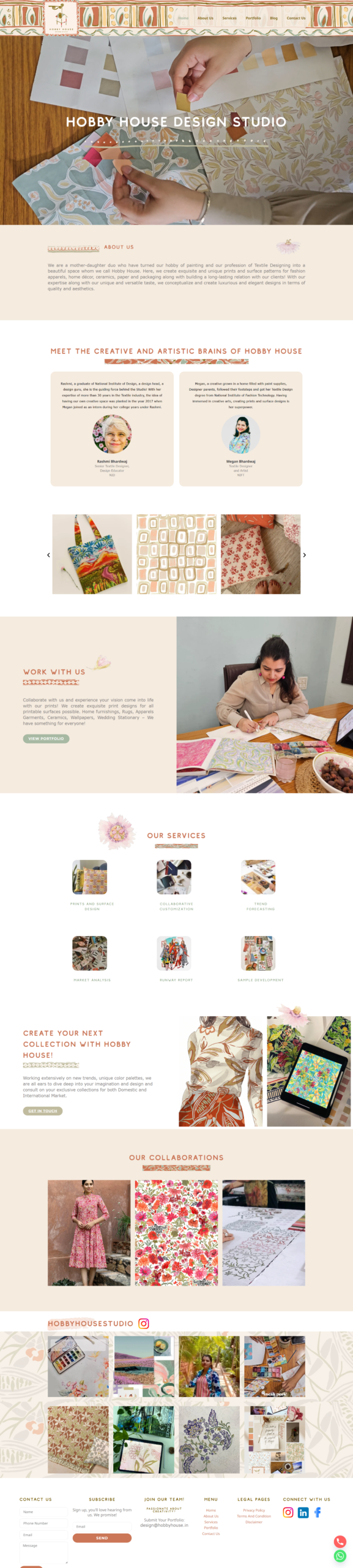 Hobby House retail website homepage built by STOILD