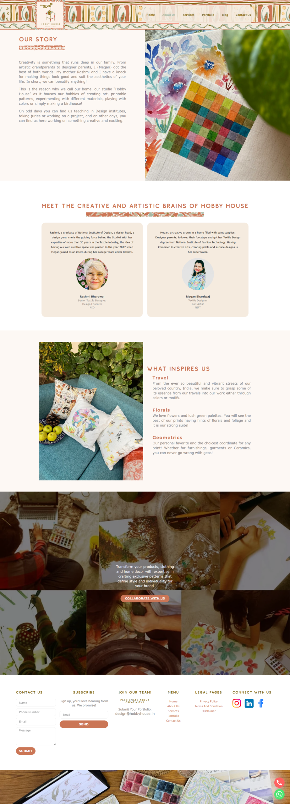 Hobby House about page